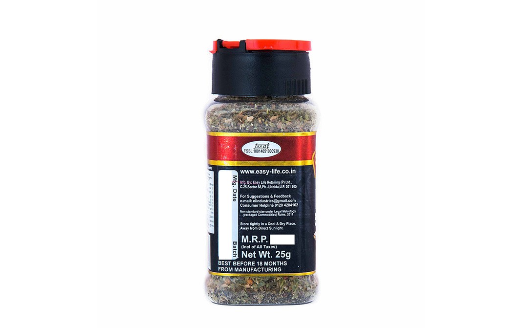 Easy Life Pizza Seasoning    Bottle  25 grams